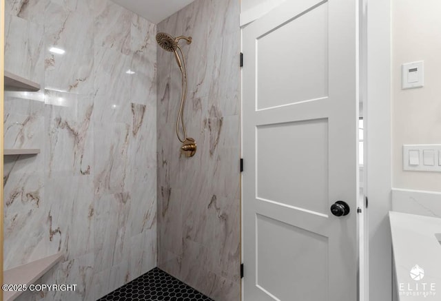 1401 E Holland Ave, Wasilla, AK 99654 - full bath featuring a marble finish shower