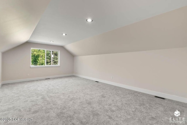 1401 E Holland Ave, Wasilla, AK 99654 - bonus room with carpet floors, vaulted ceiling, and recessed lighting