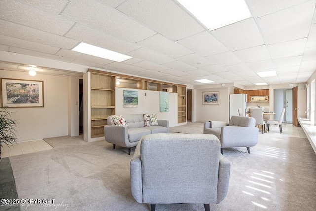 15021 Old Seward Hwy, Anchorage, AK 99516 - living room featuring light carpet