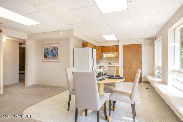 15021 Old Seward Hwy, Anchorage, AK 99516 - dining room featuring a drop ceiling and baseboards