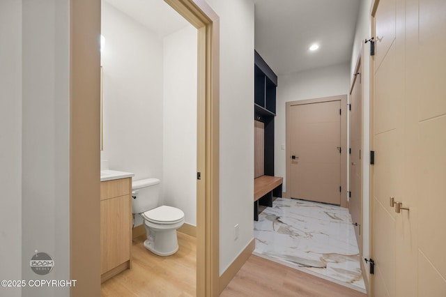 1770 S Corwin Ln, Wasilla, AK 99654 - bathroom with vanity and recessed lighting