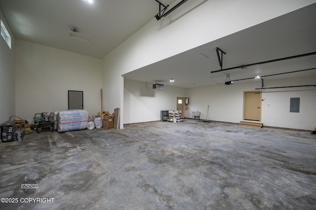 1770 S Corwin Ln, Wasilla, AK 99654 - garage with electric panel and a garage door opener