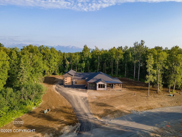 1770 S Corwin Ln, Wasilla, AK 99654 - view of subject property with a forest