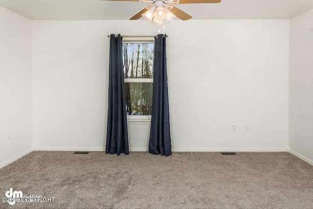 3900 N Mirmar St, Wasilla, AK 99623 - carpeted spare room featuring ceiling fan and baseboards