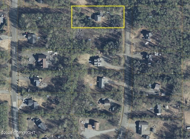 3900 N Mirmar St, Wasilla, AK 99623 - map of property location with property parcel outlined