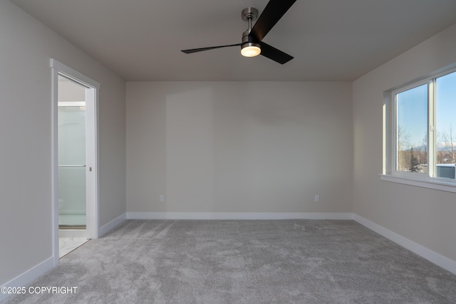 3680 Little Bear Pl Unit 8, Anchorage, AK 99504 - empty room with carpet and ceiling fan