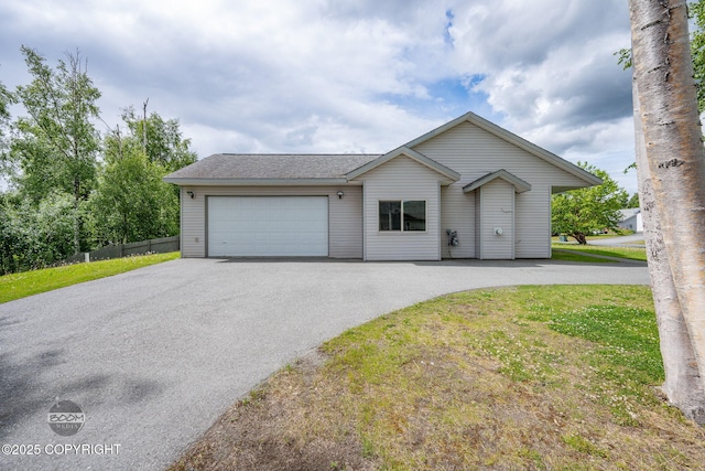 230 W Fallen Leaf Cir, Wasilla, AK 99654 - single story home with driveway and an attached garage