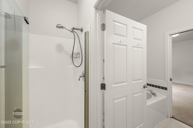 230 W Fallen Leaf Cir, Wasilla, AK 99654 - full bath featuring a shower and a garden tub
