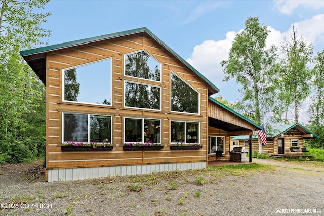 29416 W Deshka Landing Rd, Willow, AK 99688 - view of front facade with an outbuilding