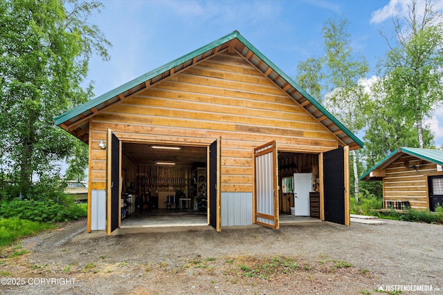 29416 W Deshka Landing Rd, Willow, AK 99688 - view of detached garage