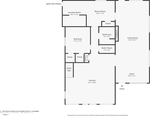 29416 W Deshka Landing Rd, Willow, AK 99688 - view of floor plan / room layout
