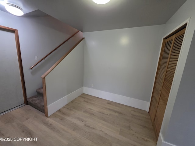 297 Mitkof Hwy, Petersburg, AK 99833 - finished below grade area featuring wood finished floors and stairway