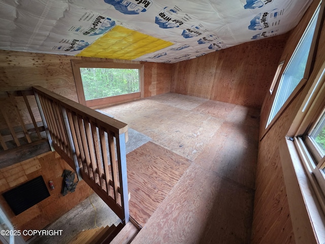 297 Mitkof Hwy, Petersburg, AK 99833 - stairs featuring healthy amount of natural light and wood walls