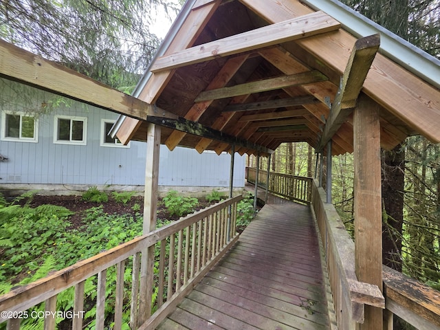 297 Mitkof Hwy, Petersburg, AK 99833 - view of wooden terrace