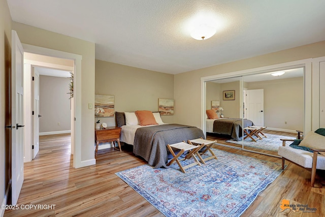 22479 Centurion Dr, Chugiak, AK 99567 - bedroom featuring light wood-style flooring and a closet