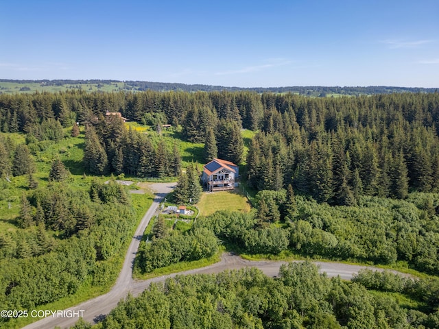 2500 W Highland Dr, Homer, AK 99603 - view of property location with a heavily wooded area