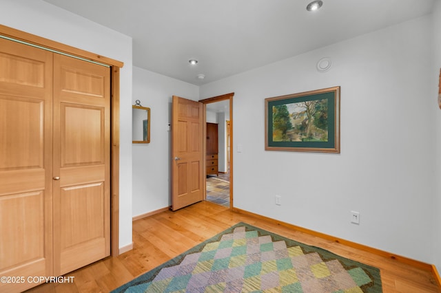 2500 W Highland Dr, Homer, AK 99603 - bedroom featuring light wood-style flooring and recessed lighting