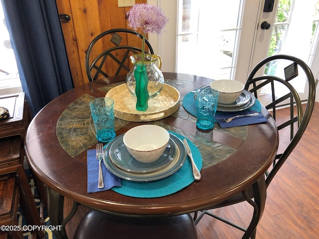 231 Main St, Seldovia, AK 99663 - dining space featuring wood finished floors