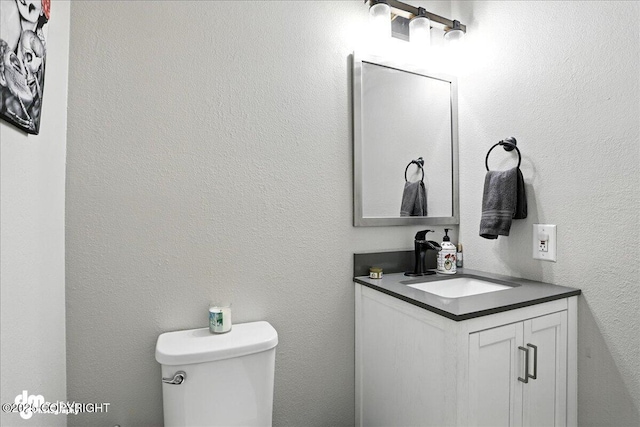 6622 Lakeway Dr, Anchorage, AK 99502 - half bathroom with vanity and toilet