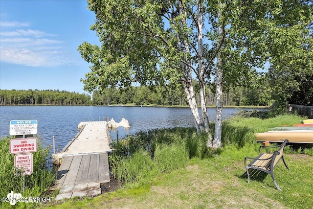 6622 Lakeway Dr, Anchorage, AK 99502 - dock with a water view