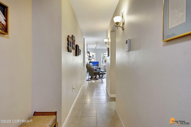 1200 I St Unit 314, Anchorage, AK 99501 - corridor with light tile patterned flooring and an office area