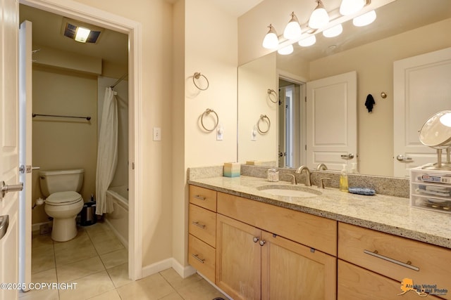 1200 I St Unit 314, Anchorage, AK 99501 - bathroom featuring vanity, tile patterned floors, and shower / tub combo