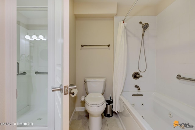 1200 I St Unit 314, Anchorage, AK 99501 - full bathroom featuring tile patterned floors and a combined bath / shower with jetted tub