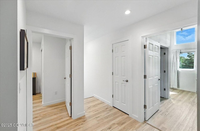 220 Susieana Ln, Kenai, AK 99611 - hallway with light wood-style flooring and recessed lighting