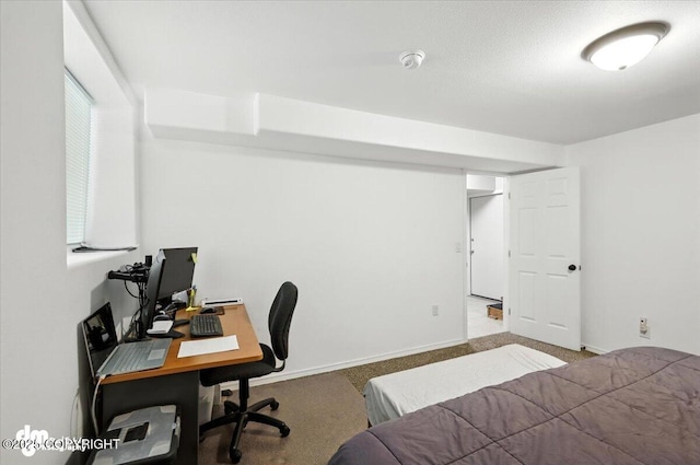 2660 N Jasper Dr, Wasilla, AK 99654 - carpeted bedroom featuring a desk and baseboards