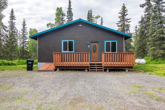 47459 Lakeside St, Nikiski/North Kenai, AK 99611 - rear view of house featuring a deck