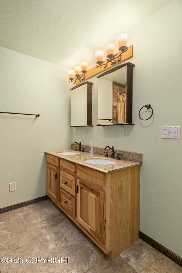 47459 Lakeside St, Nikiski/North Kenai, AK 99611 - full bath with double vanity and baseboards