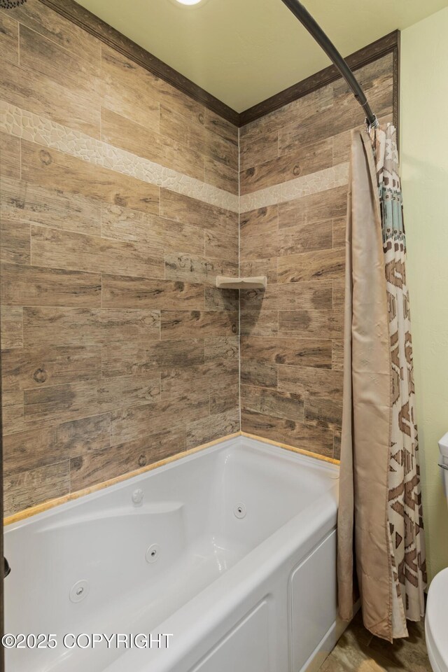 47459 Lakeside St, Nikiski/North Kenai, AK 99611 - full bath with a combined bath / shower with jetted tub and toilet
