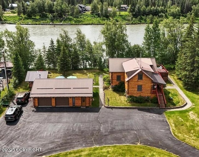 34035 Keystone Dr, Soldotna, AK 99669 - view of subject property featuring a large body of water and a forest
