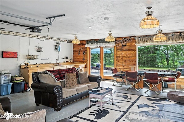 34035 Keystone Dr, Soldotna, AK 99669 - living area featuring finished concrete flooring