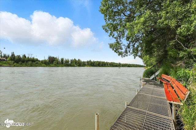 34035 Keystone Dr, Soldotna, AK 99669 - dock featuring a water view