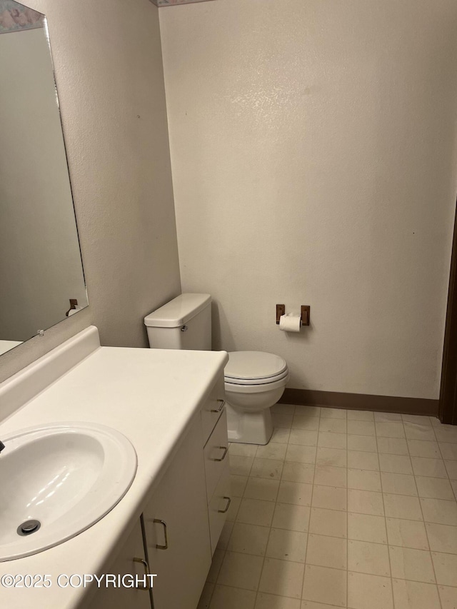 302 Sweetgale Ct # 302, Anchorage, AK 99518 - half bath featuring vanity and toilet
