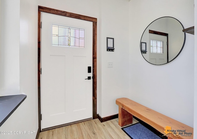 3528 S Mills Ct, Big Lake, AK 99623 - entrance foyer with light wood-type flooring and healthy amount of natural light