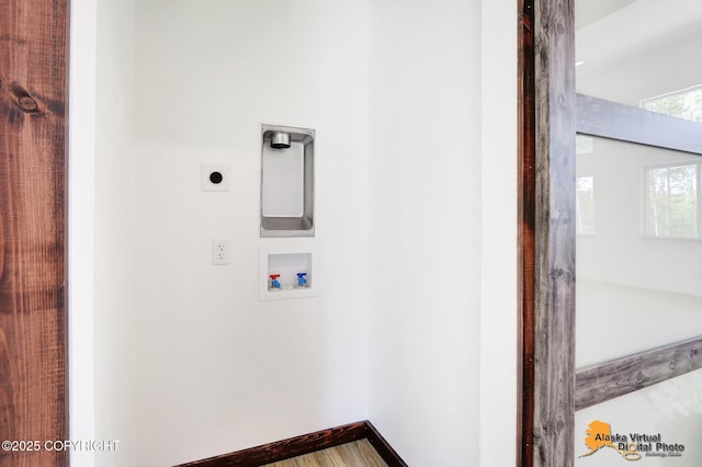3528 S Mills Ct, Big Lake, AK 99623 - laundry room featuring hookup for a washing machine and electric dryer hookup
