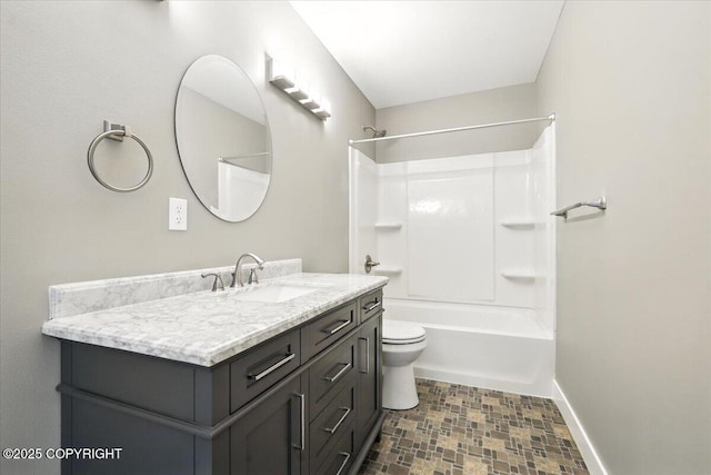 2740 S Rue De La Paix Loop, Wasilla, AK 99623 - bathroom featuring vanity and tub / shower combination