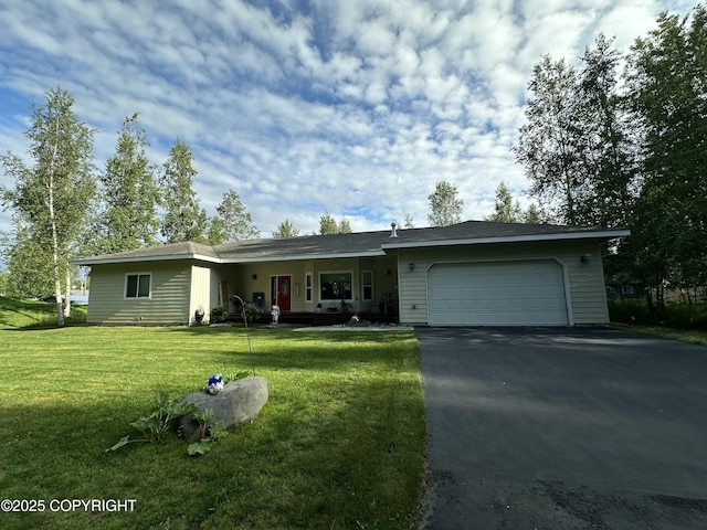 19343 Alma Ave, Chugiak, AK 99567 - single story home featuring driveway, an attached garage, and a front yard