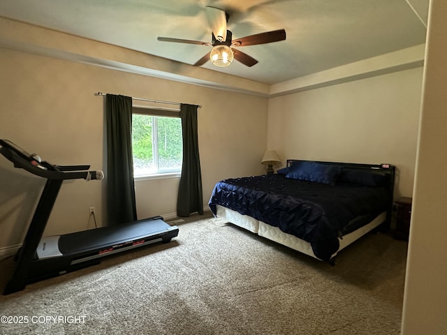 19343 Alma Ave, Chugiak, AK 99567 - bedroom featuring carpet floors and a ceiling fan