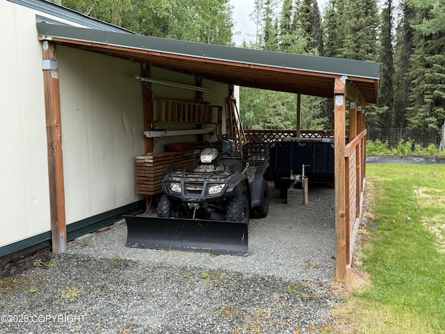 39740 Billikin St, Sterling, AK 99672 - view of patio / terrace with an attached carport
