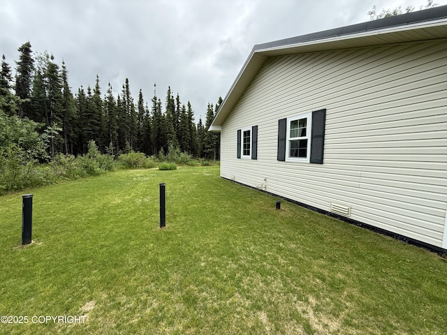 39740 Billikin St, Sterling, AK 99672 - view of green lawn with a wooded view