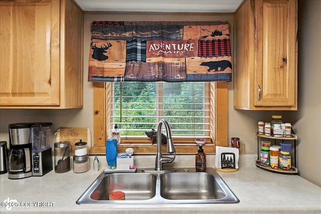 48416 Bernice Lake Rd, Nikiski/North Kenai, AK 99611 - kitchen with light brown cabinets and light countertops