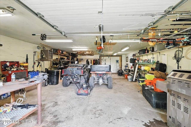 48416 Bernice Lake Rd, Nikiski/North Kenai, AK 99611 - garage with a workshop area