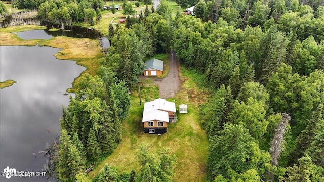 48416 Bernice Lake Rd, Nikiski/North Kenai, AK 99611 - view from above of property with a large body of water