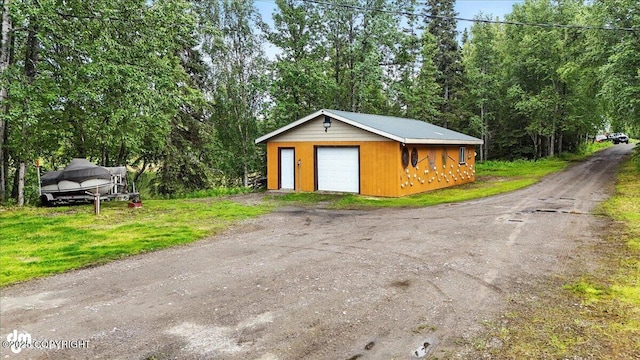 48416 Bernice Lake Rd, Nikiski/North Kenai, AK 99611 - detached garage with driveway
