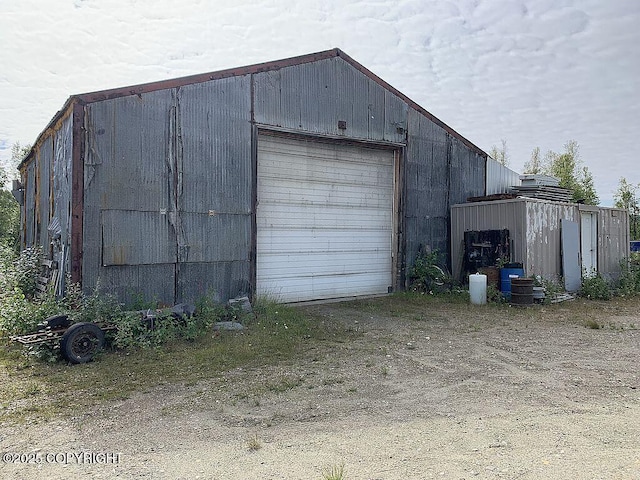 2004 N Old Steese Hwy, Fairbanks, AK 99712 - detached garage with dirt driveway