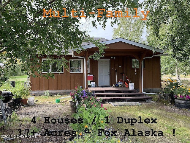2004 N Old Steese Hwy, Fairbanks, AK 99712 - view of front of property featuring board and batten siding