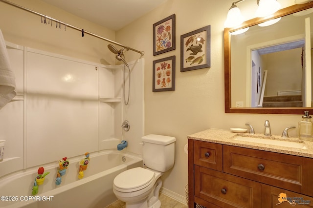 1124 Fred Cir, Anchorage, AK 99515 - full bathroom with vanity and tub / shower combination